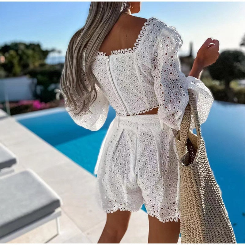Emerie - Lace Beach Cover-Up